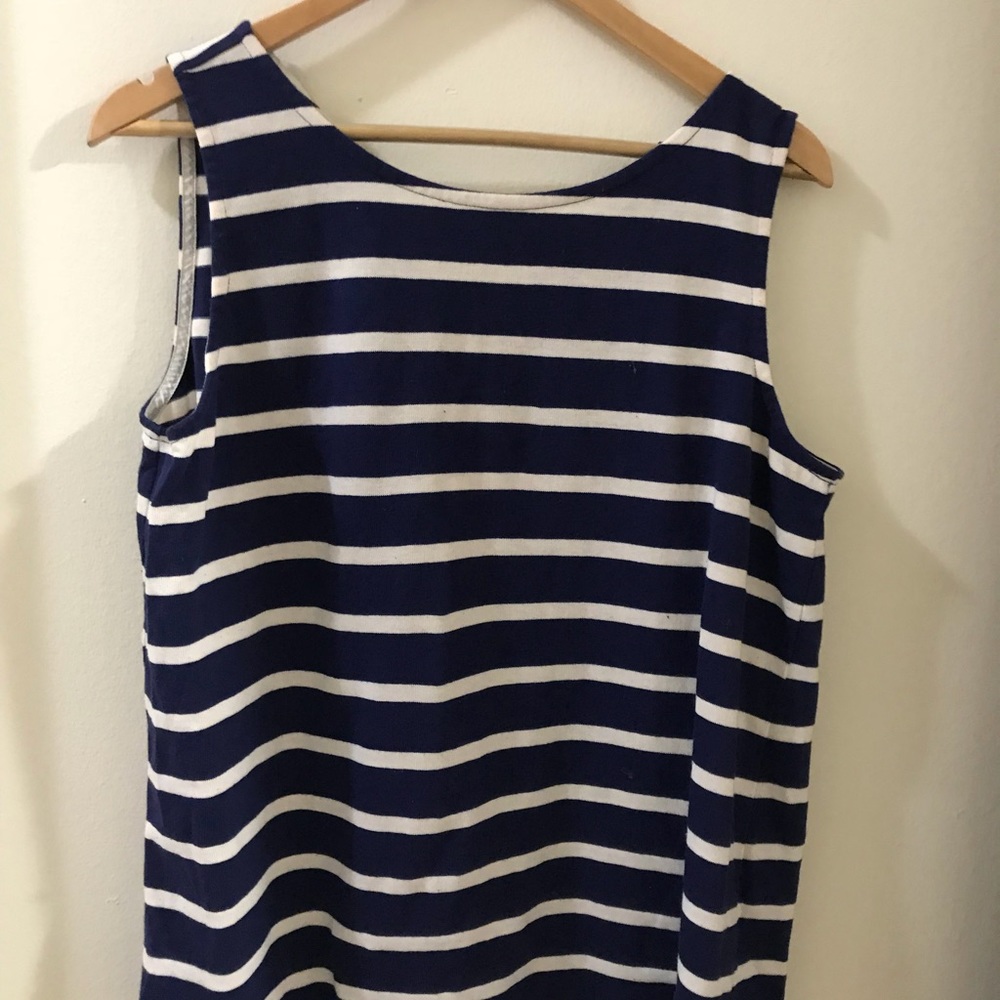 LOFT Formal Striped Tank with Bow